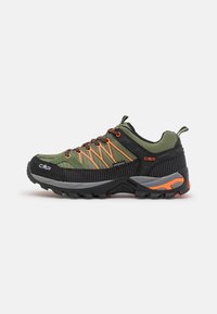 RIGEL LOW TREKKING SHOES WP - Chaussures de marche - torba/flash orange