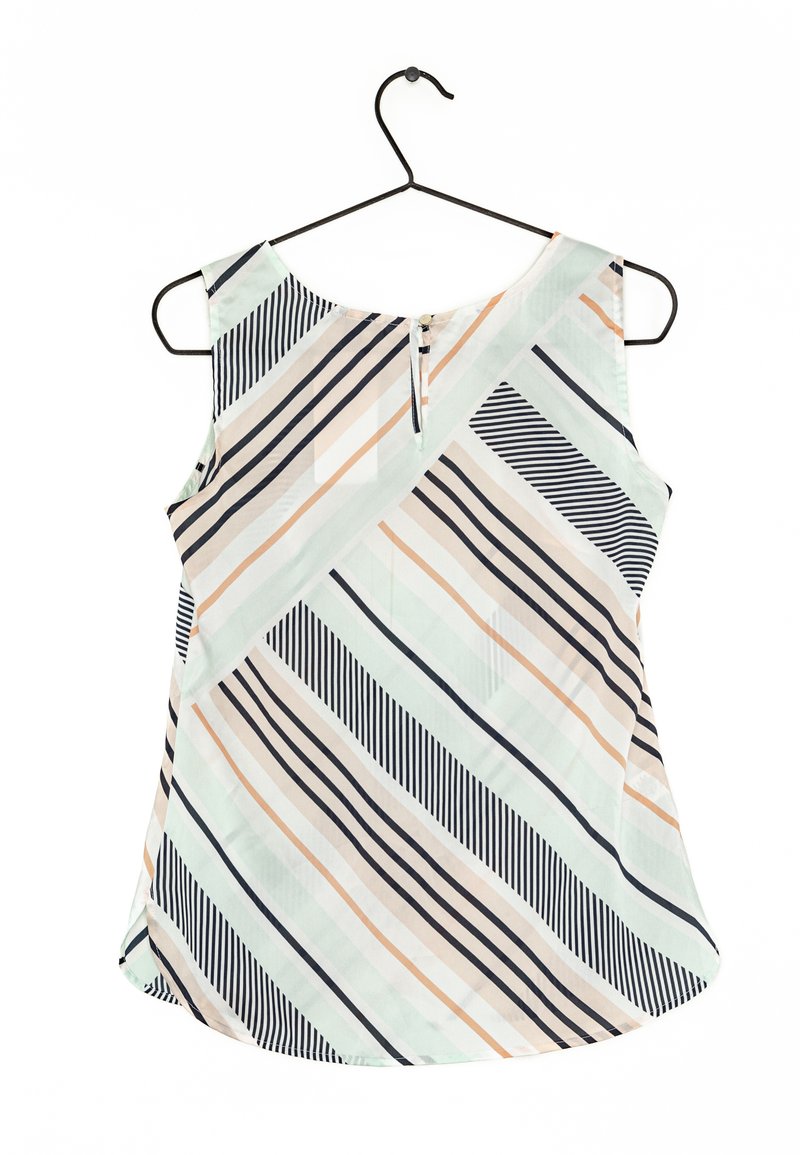 Blouse Ann Taylor Taille S - Verte, Col Rond, Occasion Très Bon état