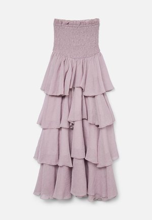Vero Moda, VMDELILAH SMOCK RUFFLE - Robe de cocktail - elderberry