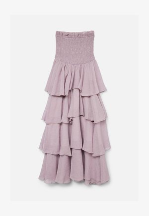 Vero Moda, VMDELILAH SMOCK RUFFLE - Robe de cocktail - elderberry