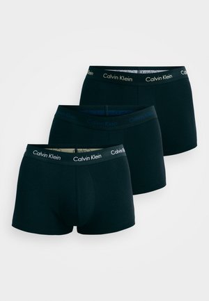 LOW RISE TRUNK STRETCH 3 PACK - Úzké boxerky - black/white/blue shadow