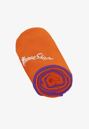 NirvanaShape, URLAUBER UND TRAVELLER - Beach towel - orange violetter rand