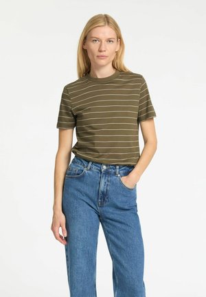 Print T-shirt - khaki