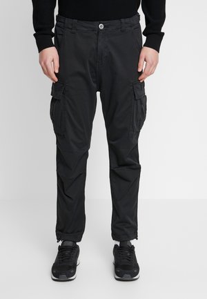 SQUAD - Cargo trousers - black