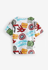 Next SHORT SLEEVE MARVEL - REGULAR FIT - Printtipaita - white