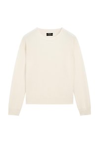 CREW NECK CASHMERE WITH LONG SLEEVES - Jumper - beige