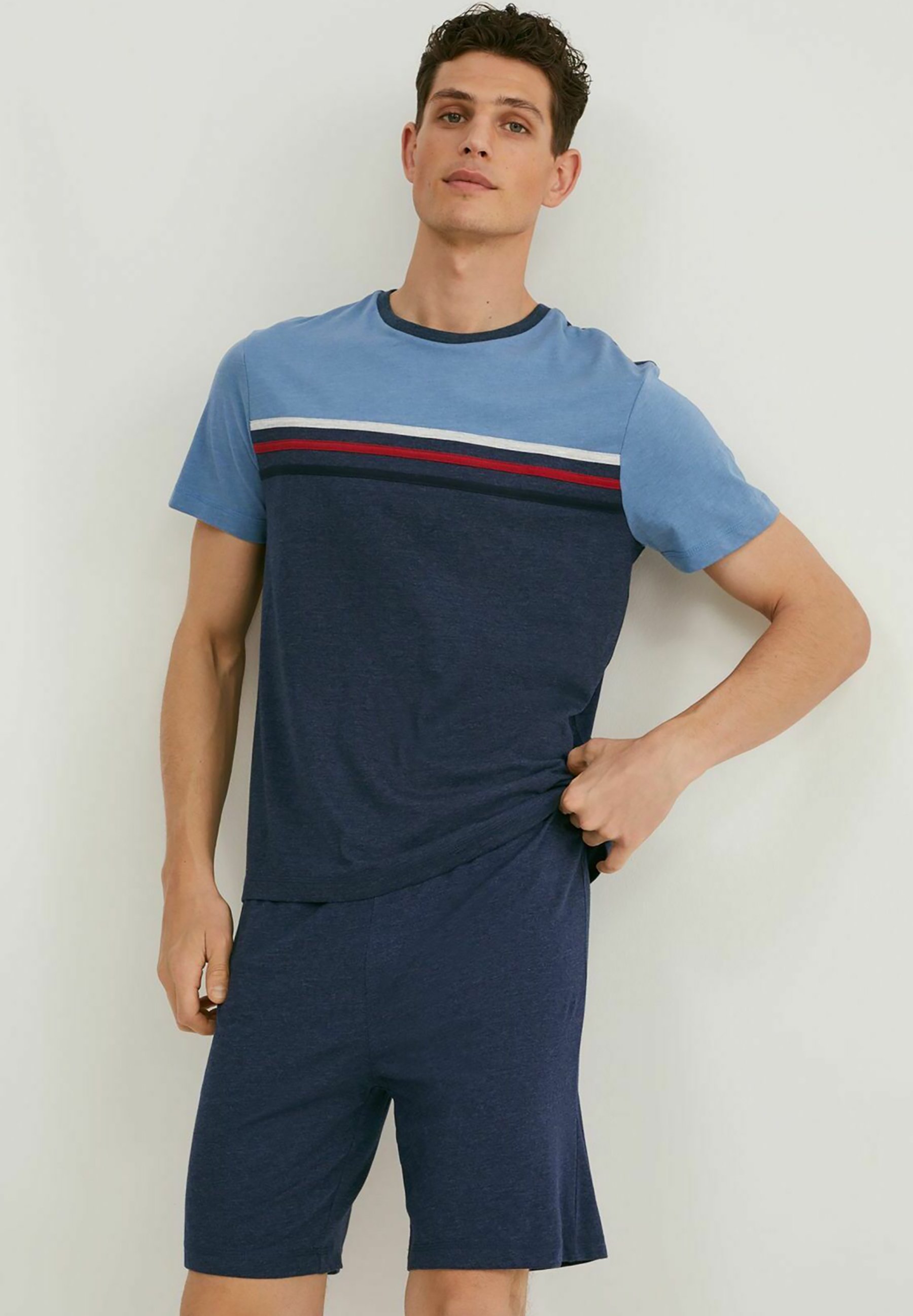 C\u0026A SET - Pijama - dark blue/azul marino - Zalando.es