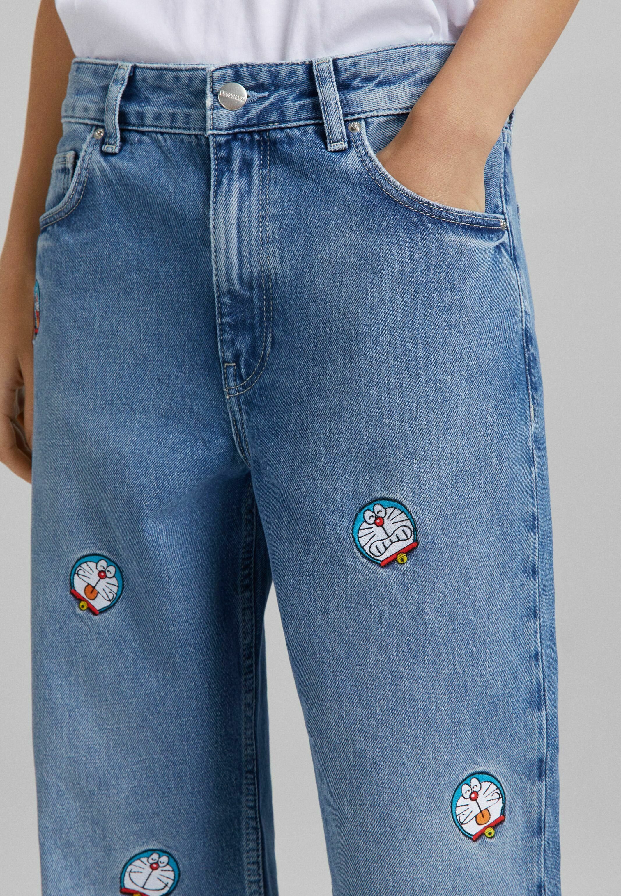 Straight leg jeans - lightblue denim 