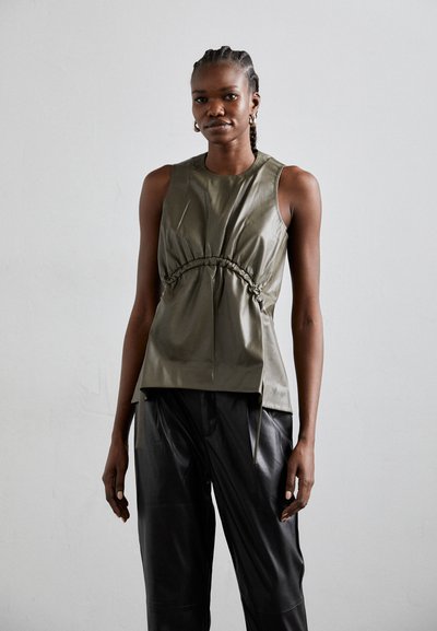 Proenza Schouler White Label DRAWSTRING - Μπλούζα - wood