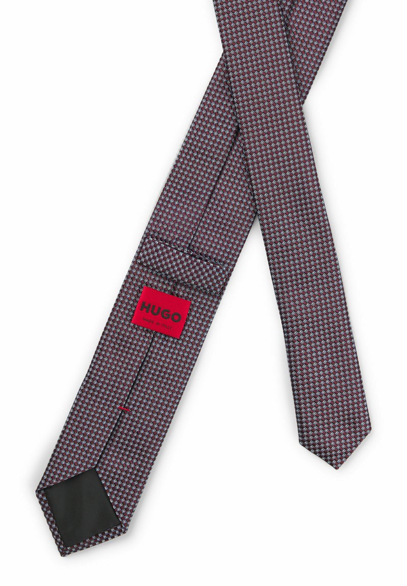Cravate HUGO BOSS 100% Soie • Rayée Multicolore • Made In Italy • Neuf Sans étiquette