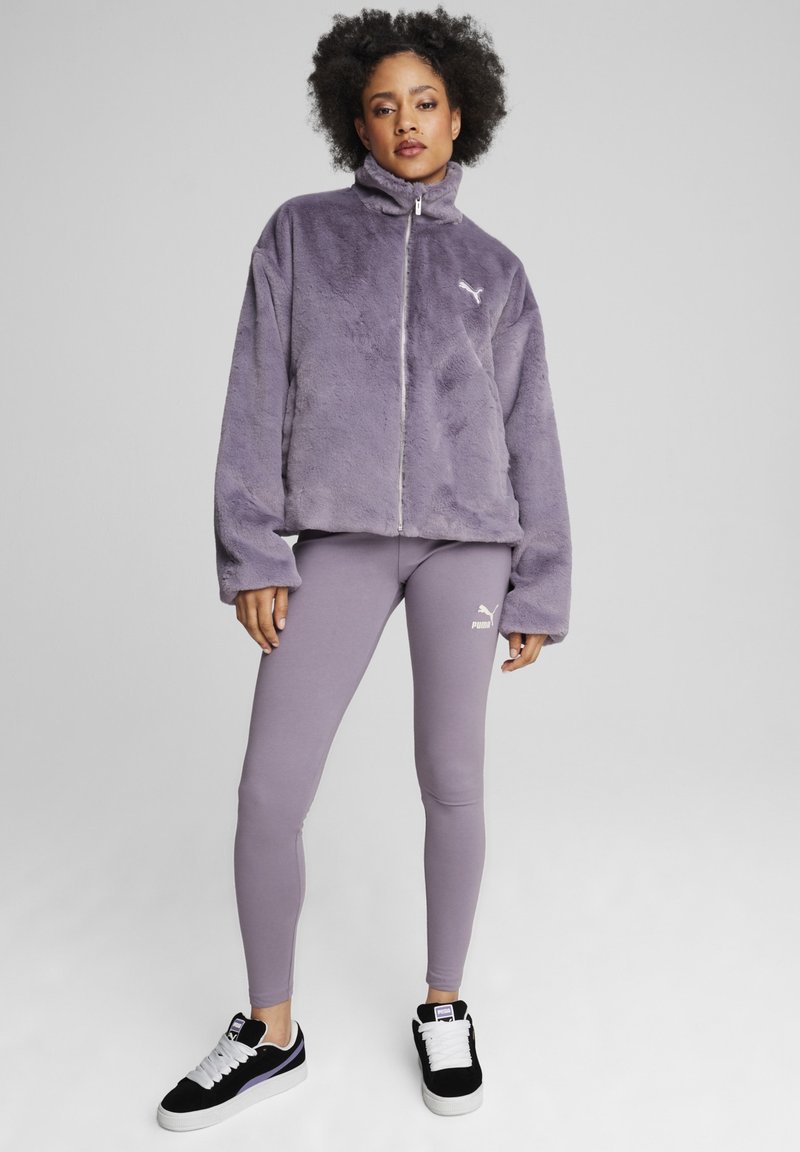 Puma WEICHE - Giacca in pile - pale plum