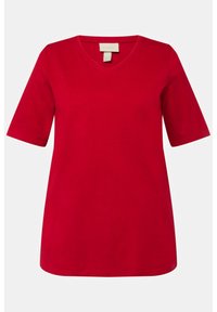 Ulla Popken GRANDES TAILLES - Jednoduché tričko - red