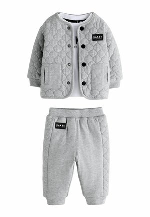 REGULAR FIT - JOGGERS 3 PIECE SET - Overgangsjakke - grey