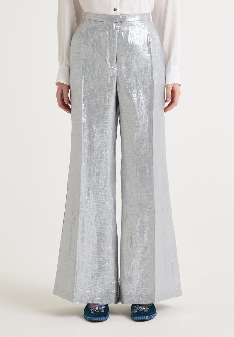 Maliparmi Pantalon classique - silver