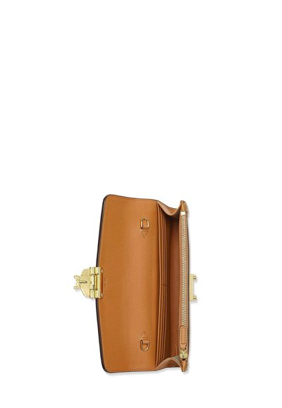 MCM TRACY MIT KETTENRIEMEN IN - Portofel - cognac