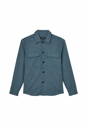 Reiss, REGULAR FIT - SEVER CHECKED OVERSHIRT. - Leichte Jacke - indigo