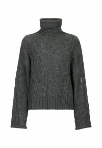 LIU JO WITH GEMSTONES - Maglione - grey