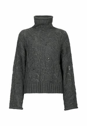 LIU JO WITH GEMSTONES - Trui - grey