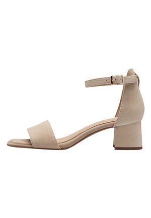 Comfort - Varrelliset sandaalit - beige suede