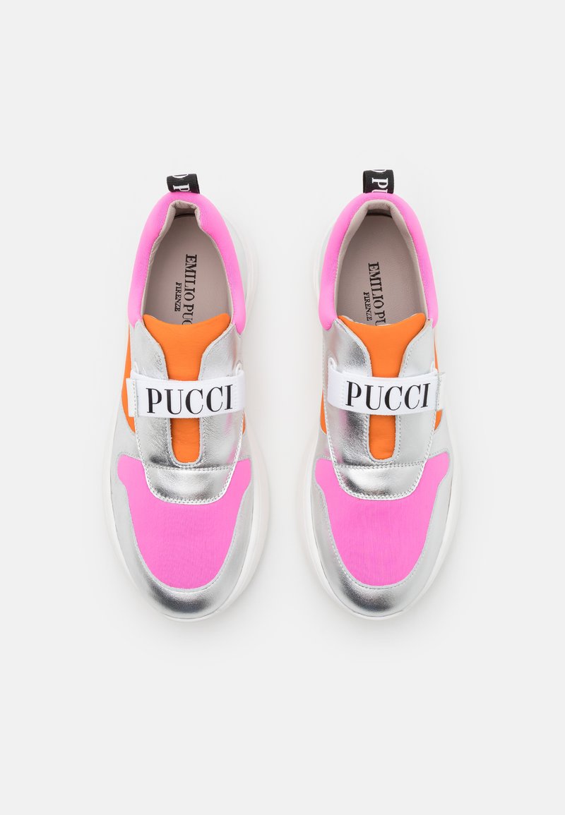Kinder Sneaker | Emilio Pucci Sneaker low argento/pink - FW37172 Kinder Sneaker | Emilio Pucci Sneaker low argento/pink - FW37172