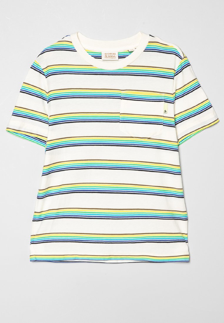 Scotch & Soda T-shirt print meerkleurig