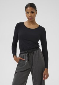 Kaffe ARINA - Langarmshirt - black deep