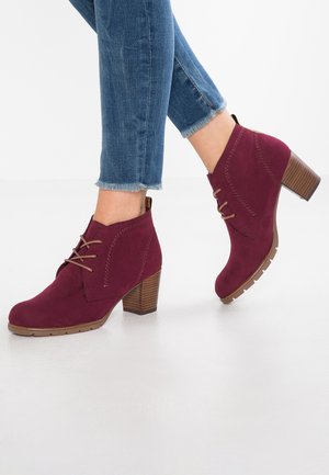 Boots à talons - bordeaux