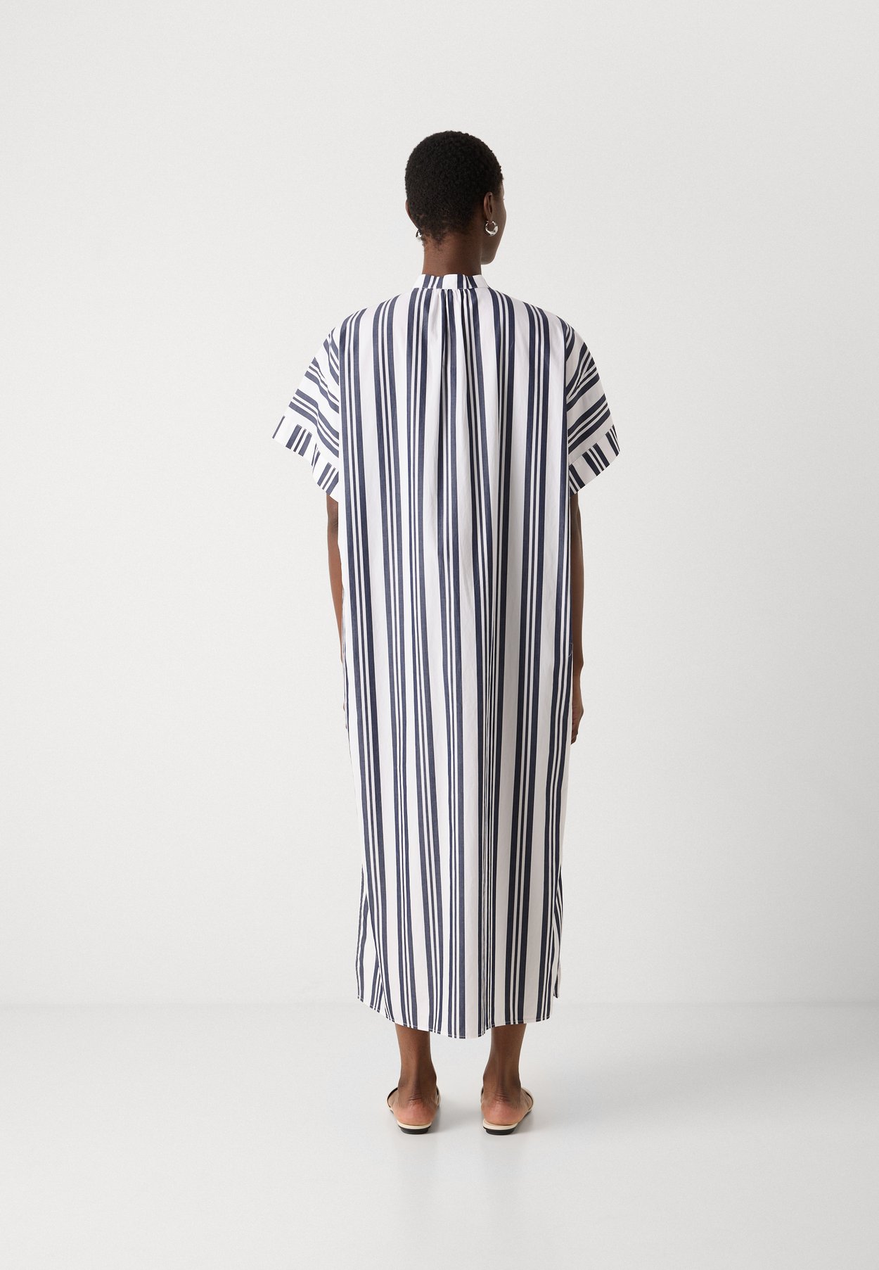 STRIPED CAFTAN DRESS