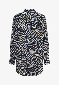 Unausgewählt, blue graphic lines