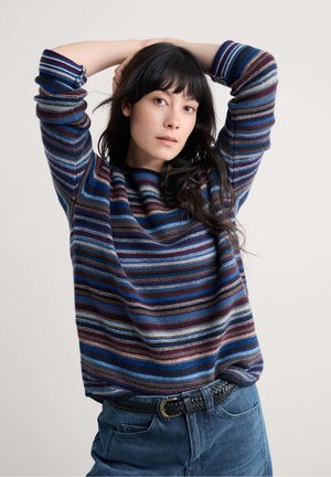FRUITY  - Maglione - blue - ripple marks jetty multi