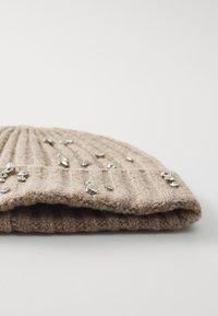 VILA VIESTRALLA BEANIE - Čiapka - natural melange