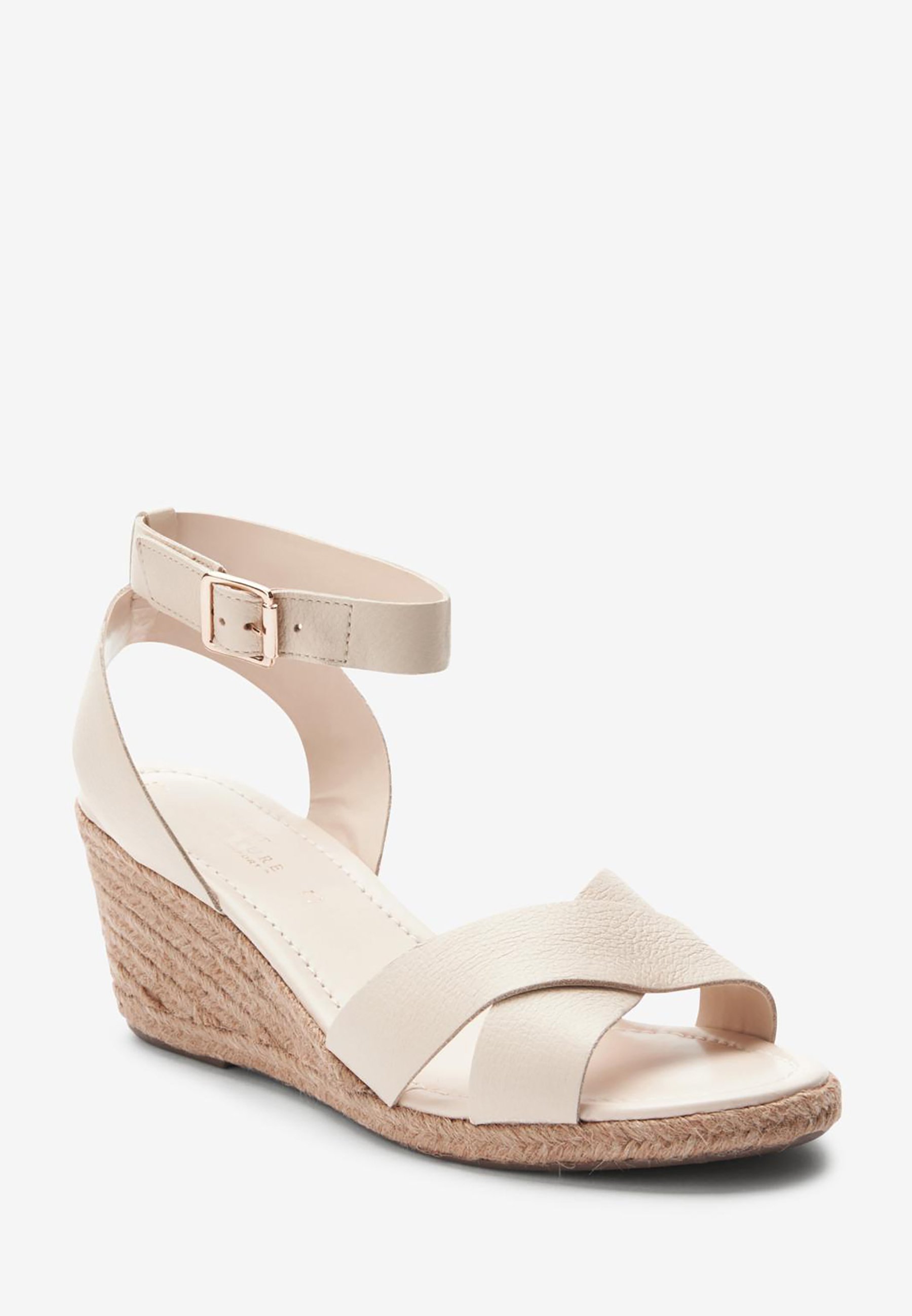 Next Sandalen met sleehak - off white/crème - Zalando.nl