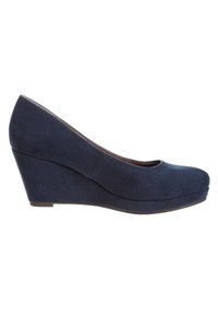 Tamaris Lodičky s platformou - blue