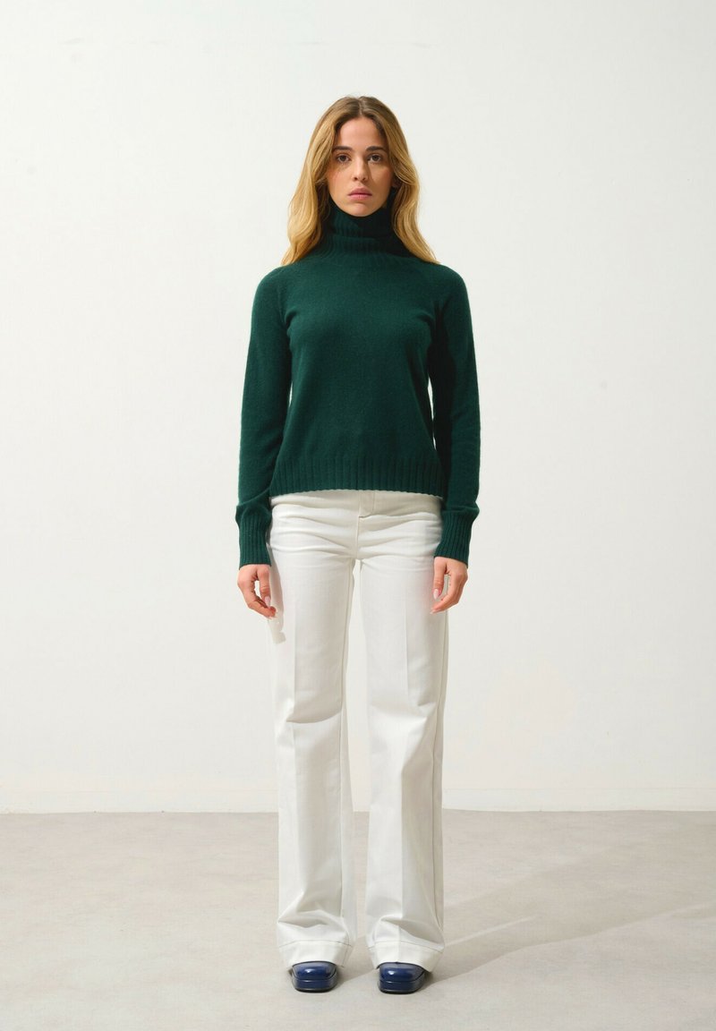Authentic Cashmere COL ROULÉ - Maglione - cypress