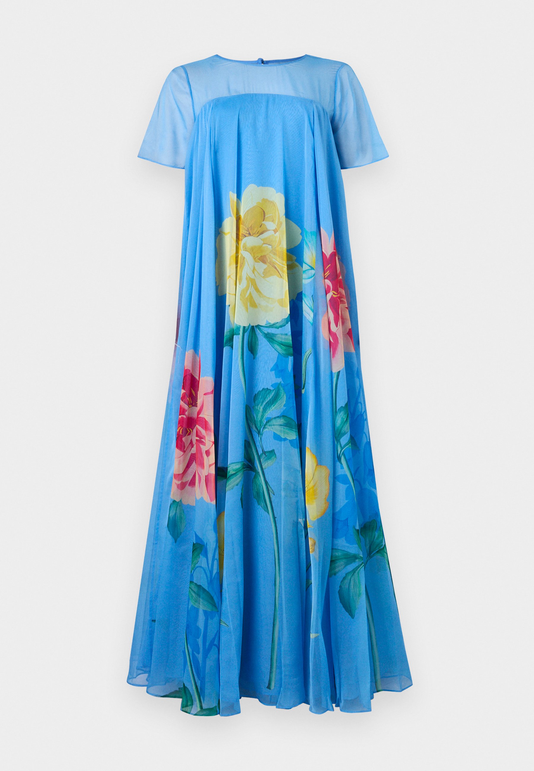 【新品】Ted Baker Balloon Sleeve Maxi Dress Ted Baker Arimza Puff Sleeve Maxi Dress, Multi