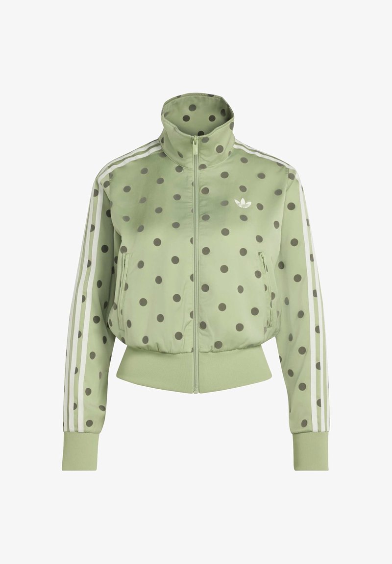 Magic Number Patterns adidas Originals SATIN POLKA DOTS TT - Zip-up sweatshirt - magic lime ...