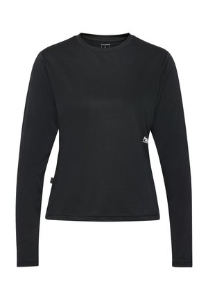 Hummel, HUMMEL HMLPULSE WORKOUT W T-SHIRT L/S - Long sleeved top - black