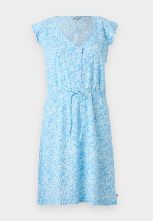 TOM TAILOR DENIM, STRUCTURED - Blusenkleid - light blue