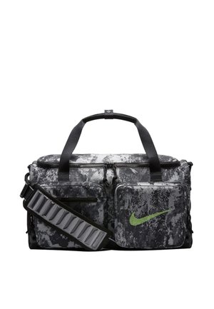 Nike Sportswear, NIKE SPORTSWEAR TASCHE UTILITY DUFF-GFX AOP - Holdall - dark grey melange black