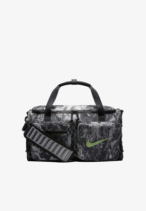 Nike Sportswear, NIKE SPORTSWEAR TASCHE UTILITY DUFF-GFX AOP - Holdall - dark grey melange black