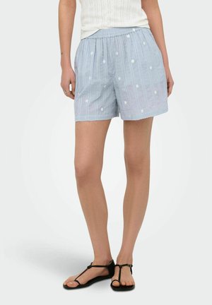JDY CASUAL SHORTS JDYFIA HIGH WAIST REGULAR FIT CASUAL SHORTS - Shorts - cashmere blue