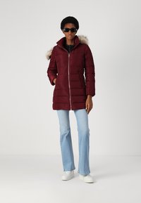 Tommy Hilfiger HERITAGE TYRA COAT  - Kaput ispunjen paperjem - deep rouge