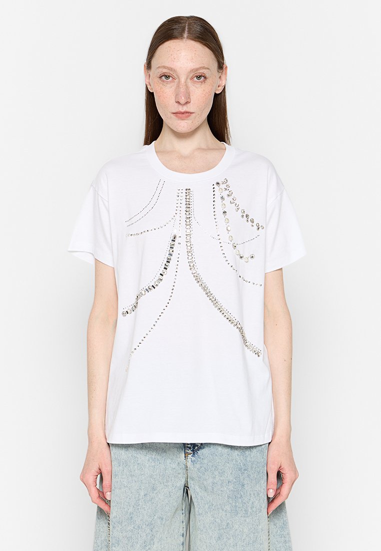 Twinset ACTITUDE T-shirt print wit Twinset ACTITUDE T-shirt print wit