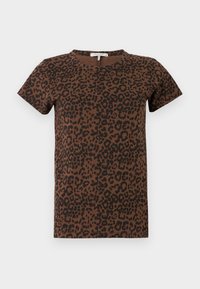 ALL OVER LEOPARD TEE - Trükipildiga T-särk - brown