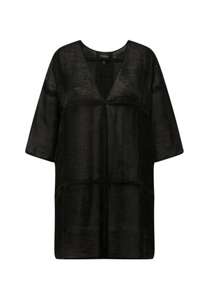 Ulla Popken 3/4 SLEEVE - Summer jacket - black