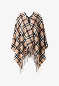 Valgt, beige-schwarz kariert