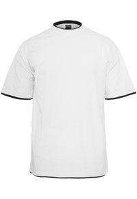 Urban Classics Basic T-shirt - black,white/black