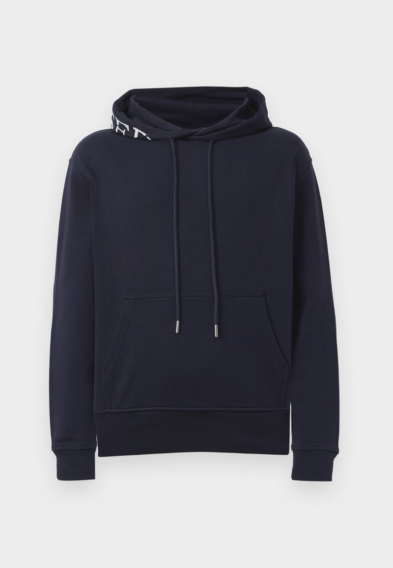 closed Hoodie donkerblauw