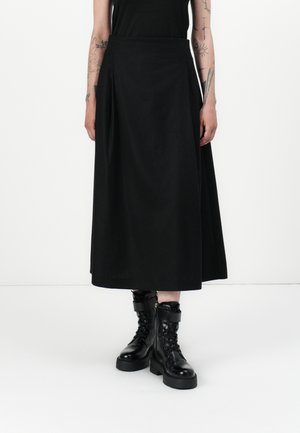 AMBAR - A-line skjørt - black