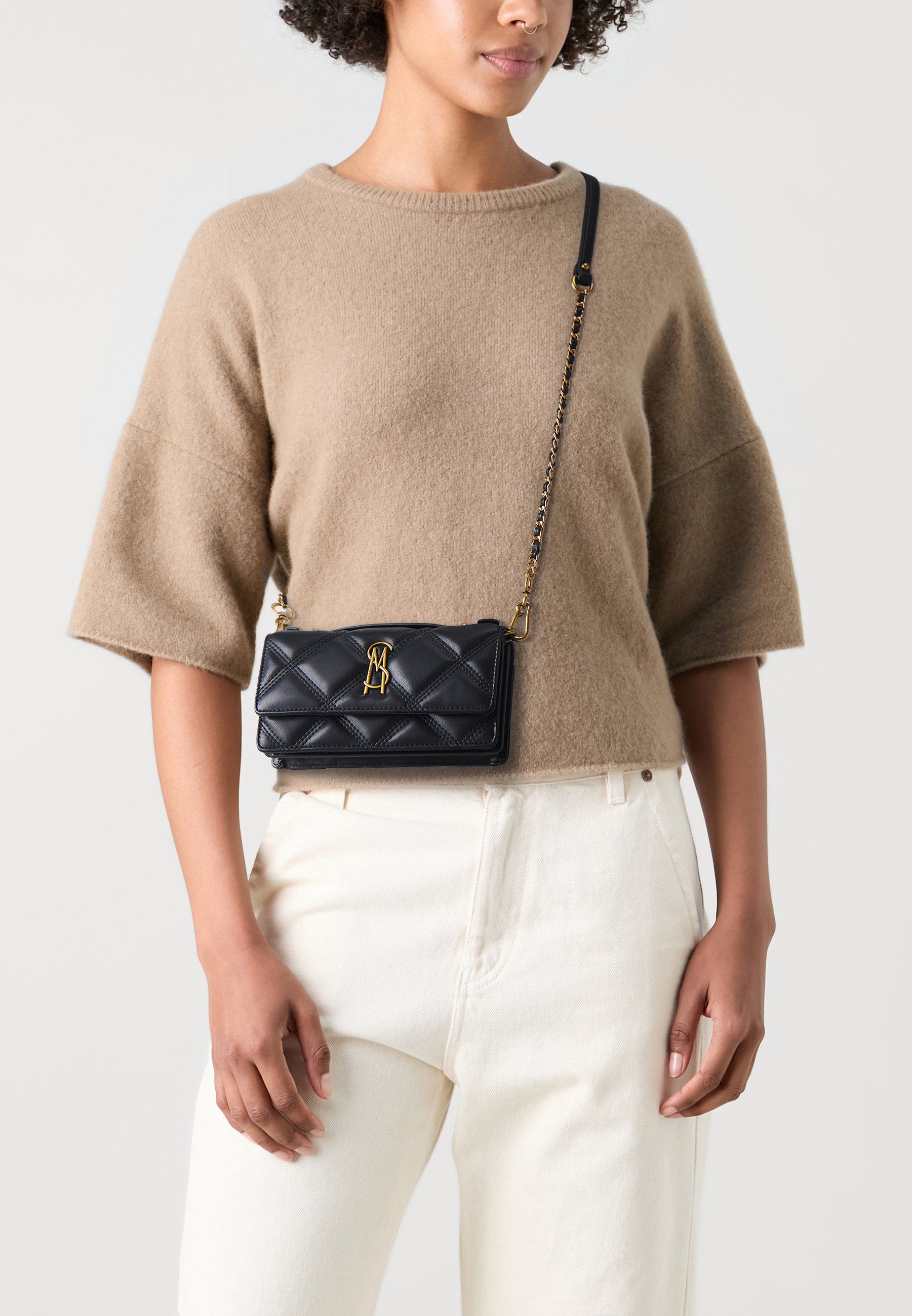 ショルダーバッグ・ポシェット BJEFFA GOLD BLACK CROSSBODY BAG Steve Madden BJEFFA - Handbag - gold/ black/black - Zalando